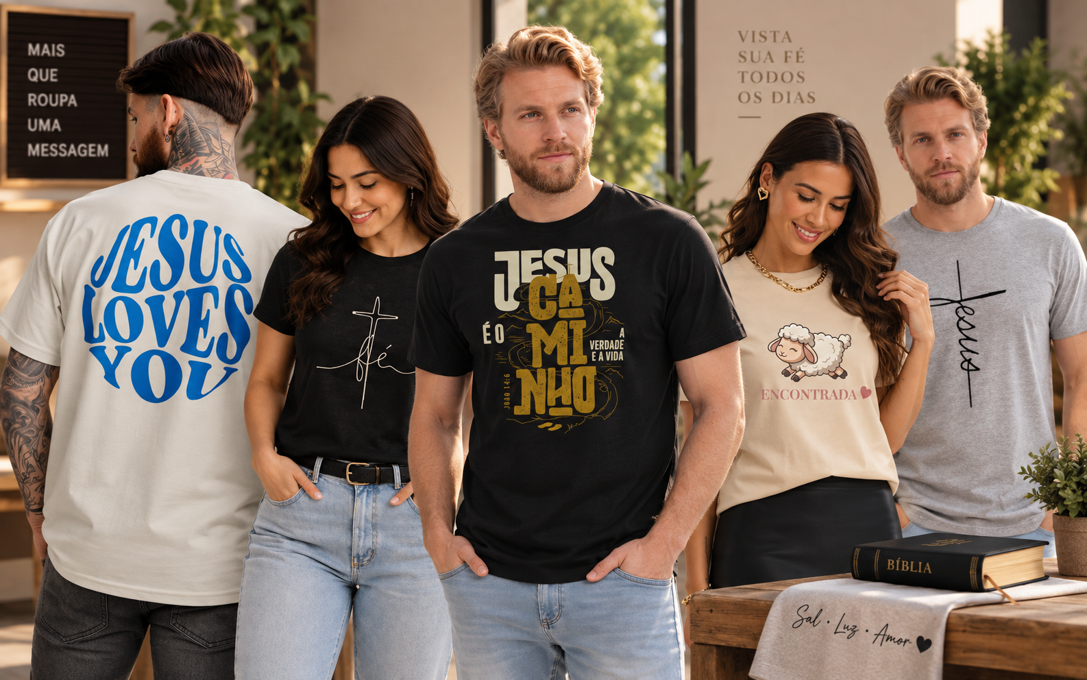 Camiseta com estampa cristã: como escolher sem errar no estilo