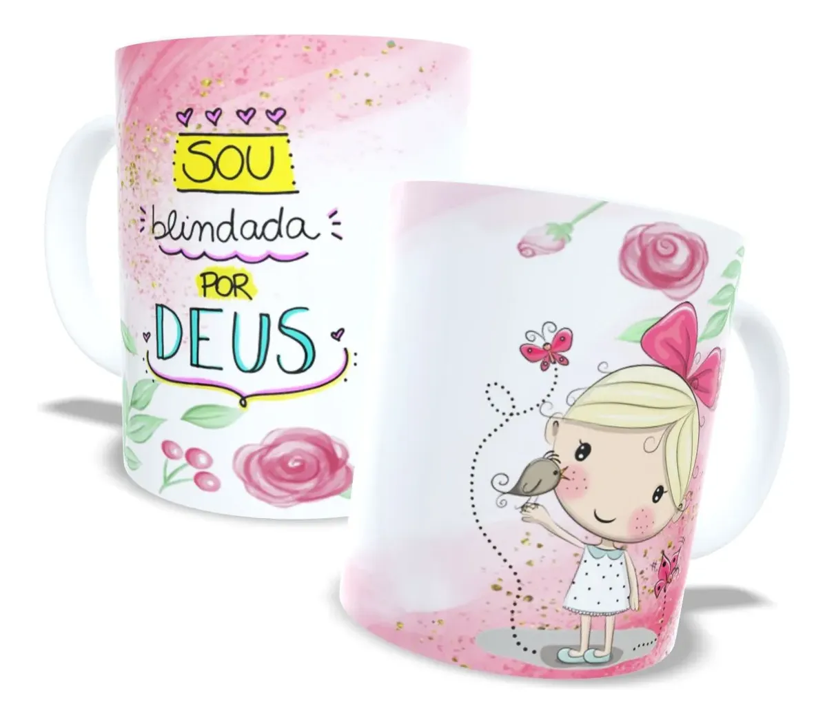 Colar Jesus Cruz Cristã Feminino Evangélico Prata 925 Prateado